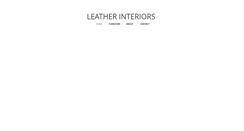 Desktop Screenshot of leatherinteriorstulsa.com