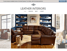 Tablet Screenshot of leatherinteriorstulsa.com